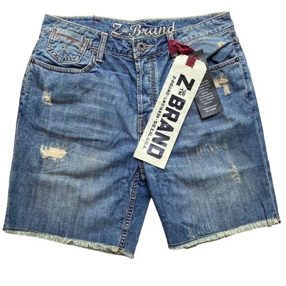 Z Brand Distressed Denim Shorts - Picture 1 of 12